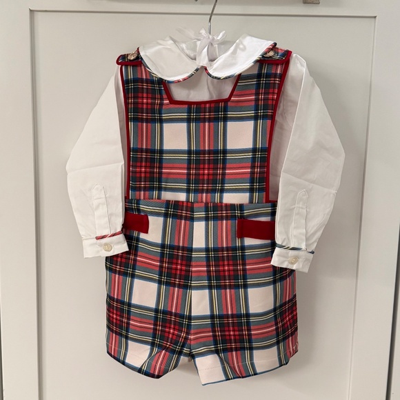 Henry Duvall James Henry Jon Jon and Peter Pan Shirt in Townsend Tartan, NWOT - Picture 9 of 15